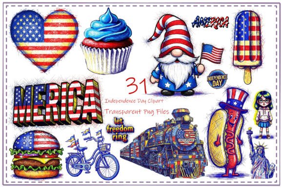 Elevating Holiday Merchandise: The Strategic Value of the Retro Patriotic Clipart Bundle