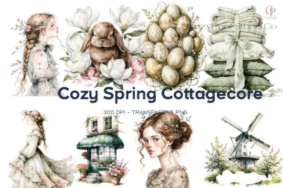 Embracing Cozy Spring Cottagecore: A Digital Asset Guide for Paper Crafters
