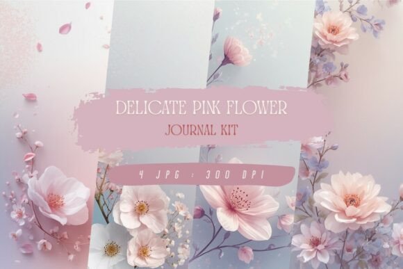 How the Delicate Pink Flower Journal Kit Elevates Modern Creative Projects