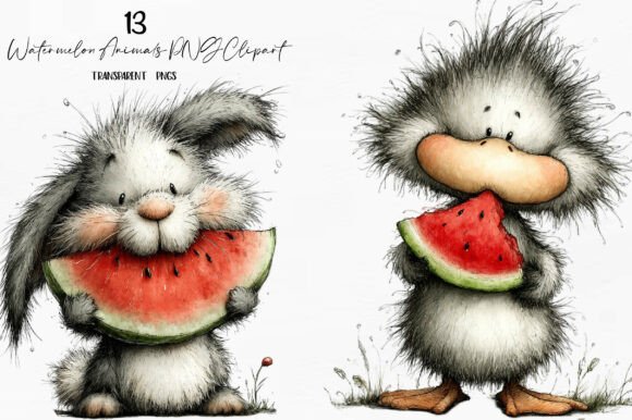 Leveraging Watermelon Animals PNG Clipart for Modern Creative Commerce and Seasonal Design